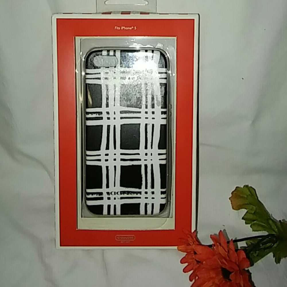 COPY - 💜NEW IN 🎁BOX COACH IPHONE 5 CASE CUTE💋